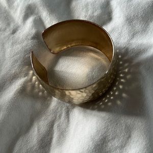 Large, gold bangle